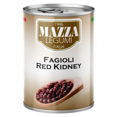 Pupelės raudonos MAZZA Italija, 400 g / 240 g